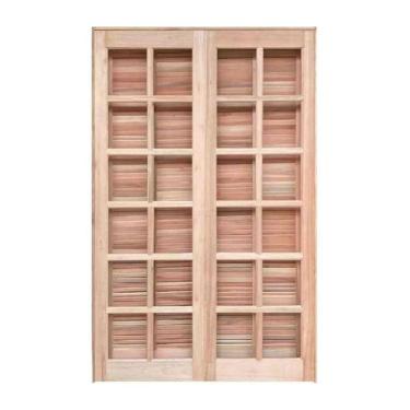 Imagem de Porta Balcão Abrir Eucalipto 2,10x1,60 Cx14