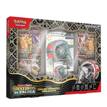 Imagem de Box Destinos de Paldea Trilho Férreo EX Brilhante, Cor: Estampado - Copag