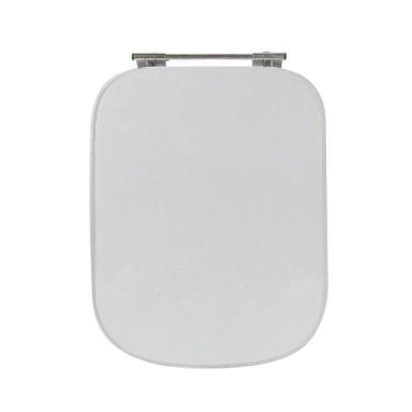 Imagem de Assento Sanitário Poliéster para Louça Tivoli ideal Standard Aço Sterling Silver