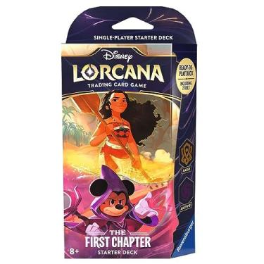 Imagem de Ravensburger Disney Lorcana TCG: Deck Moana e Mickey Feiticeiro | Jogabilidade Envolvente | Mais de 200 Artes Originais da Disney | Ideal para maiores de 8 anos