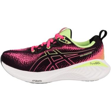 Imagem de ASICS Tênis de corrida feminino Gel-Cumulus 25, Preto, rosa choque, 35