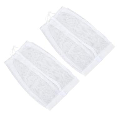 Imagem de Boné de Rede de 2 Unidades, Alça Ajustável, Secagem Reutilizável, boné de Rede de Cabelo Encaracolado Com Alça Ajustável, Proteção do Couro Cabeludo, Material de Algodão, Uso