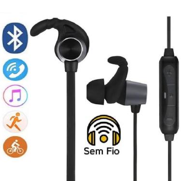 Imagem de Fone De Ouvido Bluetooth Para Uso De Esportes Academia Caminhada Corri
