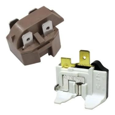Imagem de 2 Kits C/  Relé Ptc E Protetor Térmico Geladeiras E Freezers - Dugold