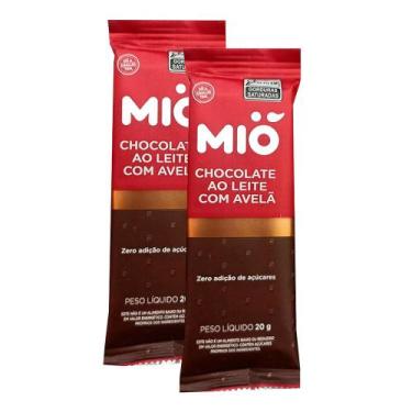 Imagem de Kit 2 Chocolate Mió ao Leite com Avelã Zero 20g