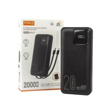 Imagem de Power Bank Carregador Portátil Turbo 20.000mah Com Anatel - Olgold, Pr