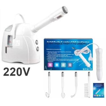 Imagem de Vapor Facial Kd169a Portátil Alta Frequência Limpeza De Pele - Glam We