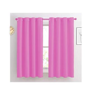 Imagem de Cortina de  Tecido Premium Para Janela 2,00 x 1,80 De Alt. Rosa - Arma