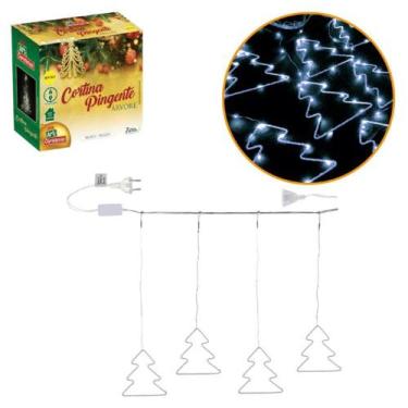 Imagem de Cortina Pingente Arvore Branca 108 Leds 4M Bivolt - ZEIN