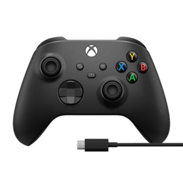 Imagem de Controle XBOX sem Fio   Cabo USB - 1V8-00013  Preto
