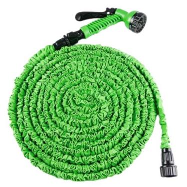 Imagem de Mangueira Borracha Flexível  Expansível Mágica  15 metros  7 Tipos De 