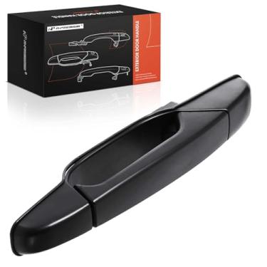 Imagem de A-Premium Maçaneta externa do lado do passageiro traseiro direito compatível com Chevrolet Silverado, Tahoe, Suburban, Avalanche e GMC Sierra, Yukon e Cadillac Escalade, Escalade ESV, Primed Black
