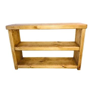 Imagem de Sapateira Banco Infantil Madeira Maciça 50X32X20Cm - Loja Do Pinho