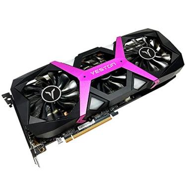 Imagem de Placa gráfica para jogos RX6650XT-8G D6 PA com memória 8G/128bit/GDDR6 3 ventiladores de tamanho grande que respira placa traseira de metal leve/539
