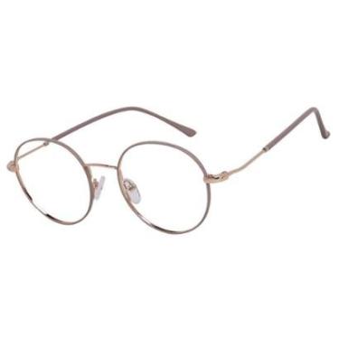Imagem de Óculos De Grau Infantil Redondo 2088 8 a 12 Anos-Feminino