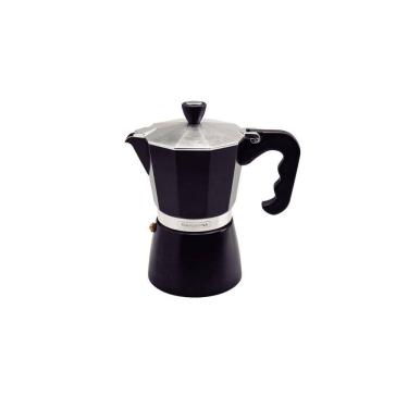 Imagem de Cafeteira Expresso Italiana Tramontina Em Alumínio Preto Com Cabo Em Nylon 320 Ml Tramontina