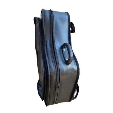 Imagem de Estojo sax alto térmico 65x25x15 madeira capota marítima Pelucia - Cap