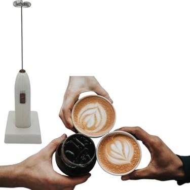 Imagem de Mini mixer com base Misturador Portátil Fuê batedor de ovos e bebidas Premium 20 cm