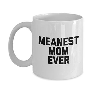 Imagem de Caneca Meanest Mom - Caneca de café - Presentes para a mamãe - Mãe malvada de todos os tempos - e aniversário