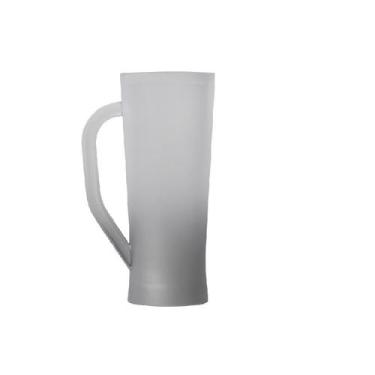 Imagem de Caneca de Chopp Acrilico degradê Slim prata - 430ml - Sil