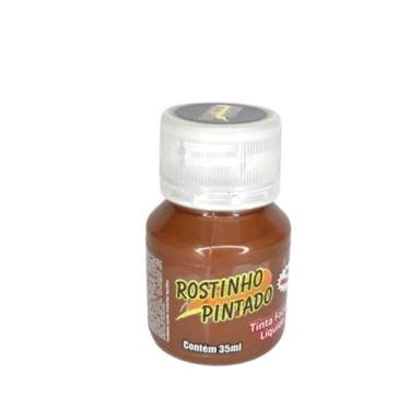 Imagem de Tinta para pintar o rosto liquida Marrom de 35 ml - Rostinho Pintado