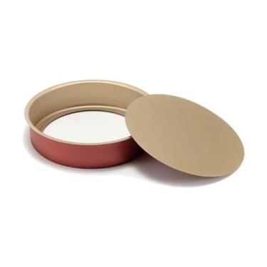 Imagem de Forma De Bolo Redondo Cereja Fundo Falso 25 Cm 2.9 L - Marcolar