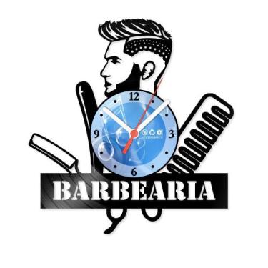 Imagem de Relógio De Parede Disco Vinil Comercial - Barbearia 3 - VCM-016 - Mode