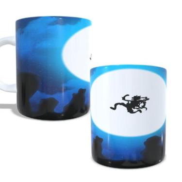 Imagem de Caneca de porcelana Luffy JoyBoy Nika Gear 5 One Piece - Nebullosa