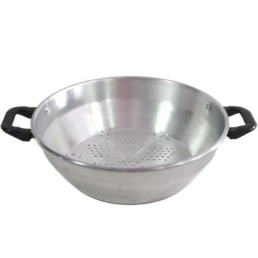 Imagem de Escorredor De Macarrão Lavador Arroz Em Alumínio Com Alça - DA ALUMINI