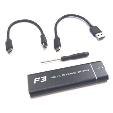 Imagem de Gaveta Ssd M2 Nvme Pcie Case Externo Usb-c e Usb 3.0 1447 - NBC