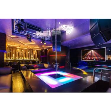 Imagem de Pano de fundo de 2,1 x 1,5 m para discoteca, discoteca, bar, clube, interior, pista de dança, mastro fotográfico, stripper, vida noturna, banner, decoração de estúdio fotográfico para adultos