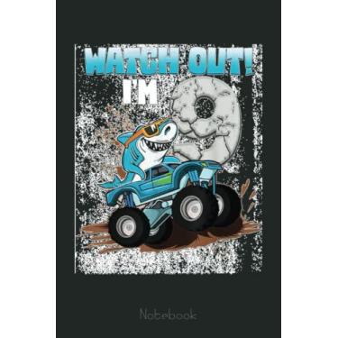 Imagem de 9 Years Old 9th Birthday Shark Boy Girl Monster Truck Gamer Notebook Vintage Style: Funny Monster Trucks Gifts for Kids Great Kids Appreciation Thank Gag Gifts for Girls Toddler Boys Dad Mom
