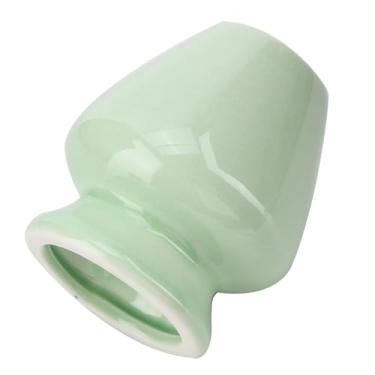 Imagem de Suporte de Cerâmica Matcha Batedor Evita Molde Secador de Ar para Amante de chá Azul Branco Preto Verde (Verde)