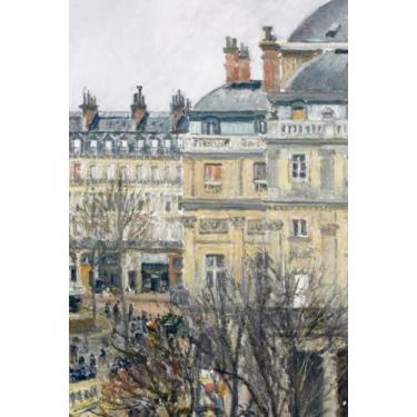 Imagem de Camille Pissarro French Theater Square, Paris (1898), 120 Pages, 6” x 9” Lined Paper Journal/Diary/Notebook, Hardcover: Ideal for journaling, ... for Art Lovers, Adults, College Students