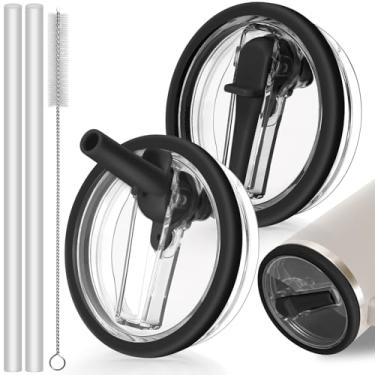 Imagem de ANTAND Pacote com 2 tampas à prova de vazamento para Stanley H2.0 Quencher de 850 g, tampa de canudo sem derramamento, substituição para acessórios de copo Stanley de 850 g, tampa de canudo de