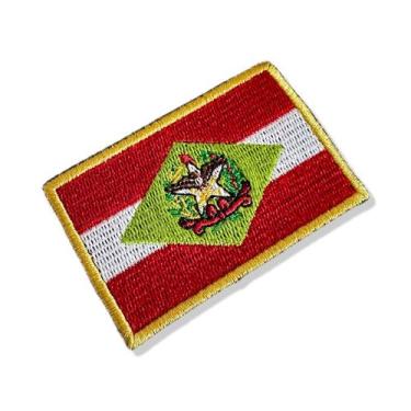 Imagem de BE0168-001 Bandeira Santa Catarina Bordada 7,5x5cm - BR44