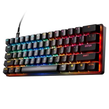 Imagem de SteelSeries Interruptores hipermagnéticos Apex Pro Mini Gen 3 OmniPoint 3.0 — Acionamento ajustável — Gatilho rápido — Predefinições prontas para jogos — Modo de proteção — Rapid Tap/SOCD — RGB —