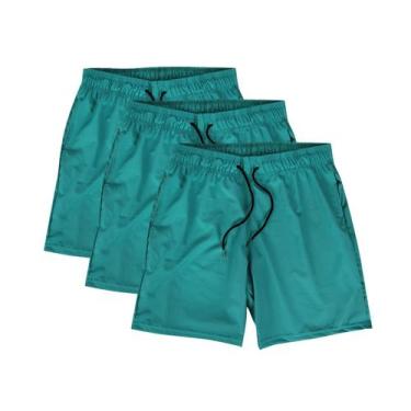 Imagem de Kit Bermuda Masculina Academia Elastano Premium WSS Classic Tres - Web