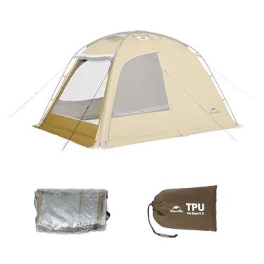 Imagem de Barraca de acampamento Naturehike7.6 para duas pessoas, 4 estações, barraca de proteção solar UPF50+ com 7001 postes de liga de alumínio, PU2000 mm + barraca impermeável para acampamento ao ar livre