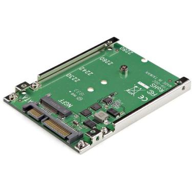 Imagem de Adaptador SSD M.2 SATA para 2,5" SATA - StarTech.com - 7mm