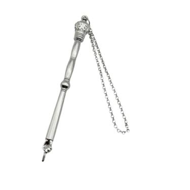 Imagem de Bothyi Ponteiro da Bíblia Yad Torah Pointer para decoração de casa, ferramenta de leitura da Bíblia de liga de zinco, ponteiro manual para adultos, barra judaica, lareira mitzvah, cabeça de coroa de