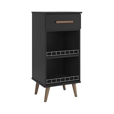 Imagem de Balcão Fruteira Suporte para Galão Agua Bebedouro Armário Fenix Pé Palito (Preto) - Loja Inova BR