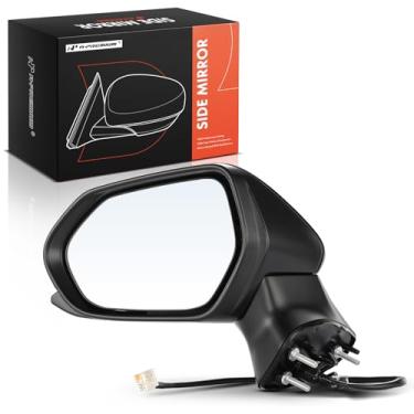 Imagem de A-Premium Espelho retrovisor elétrico do lado do motorista – Compatível com Toyota Camry 2018-2022 – Não aquecido, dobrável, manual, preto, retrovisor, substitui # 8794006800, 8794506330