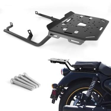 Imagem de REARACE Suporte traseiro de bagagem de motocicleta adequado para Royal Enfield Meteor 350 2021-2025 placa superior traseira rack de armazenamento porta-carga