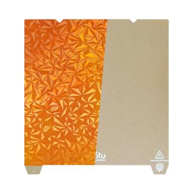 Imagem de Placa de construção Texture PEI para impressora 3D Ender 3/Ender 3 V3 KE/Emder 3 V3 SE/ K1/ K1C, placa de construção PEI com textura de 235 x 235 mm + folha de textura PEO, impressora 3D, mola