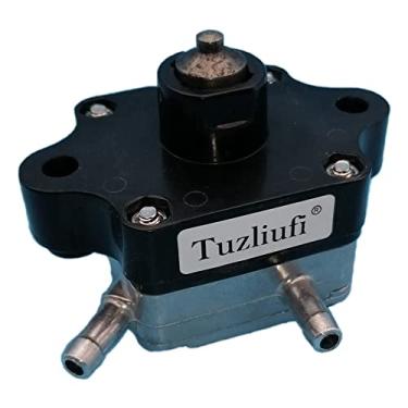 Imagem de Tuzliufi Bomba de combustível 66M-24410-10-00 66M-24410-10 para motor de popa Yamaha Mercury 66M-24410-11-00 835389T 835389A2 F15-07140000 4 tempos 2 cilindros 9,9HP 13389A2 .5HP 15 HP F15 F13.5 F9.9