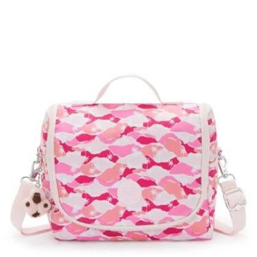 Imagem de Lancheira Kipling New Kichirou Pink Palm-Feminino