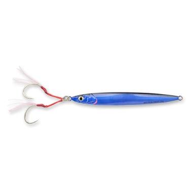 Imagem de Savage Gear Isca de pesca Slim Jig Minnow, 142 g, preto, roxo, contornos e movimento realistas, ótima para mirar peixes e pelágicos, chocalho embutido