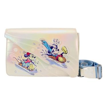 Imagem de Loungefly Disney Mickey e Seus Amigos Winter Wonderland Bolsa tiracolo, Multi, One Size