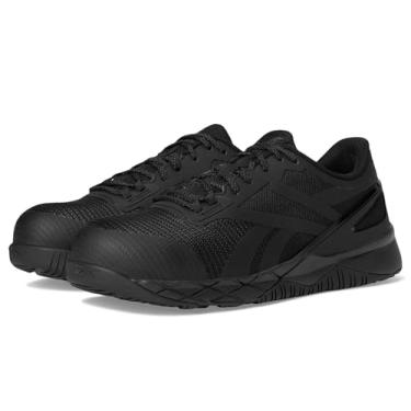 Imagem de Reebok Nanoflex TR Tênis esportivo masculino de malha preta CT EH, Preto, 16